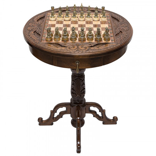 Стол ломберный шахматный "Круг Света"